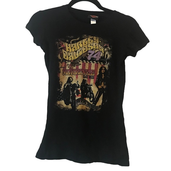 Harley-Davidson Tops - Harley Davidson Black Tee Size Small